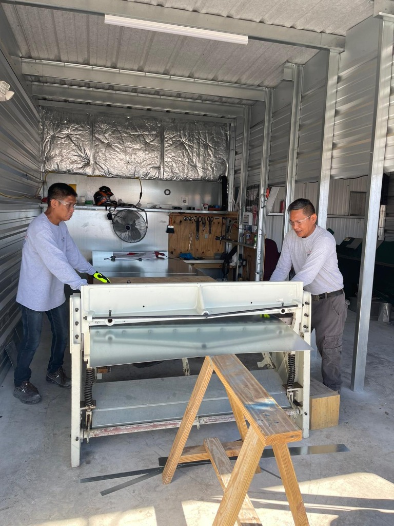 Precision Metal Duct Cutting